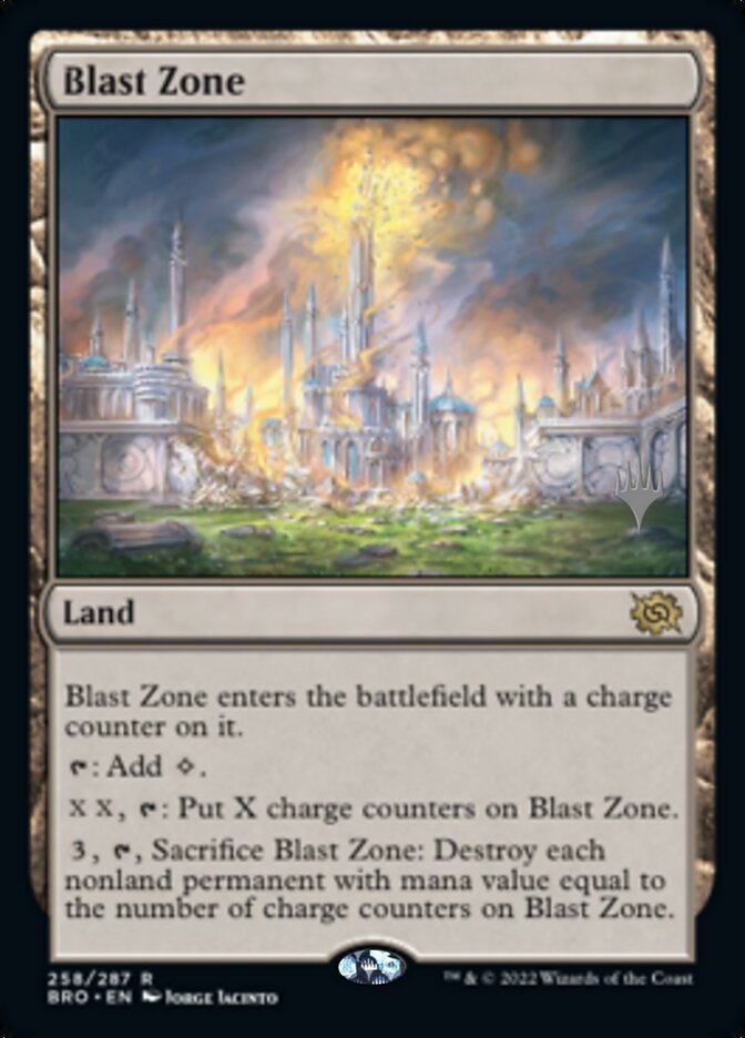 Blast Zone (Promo Pack) [The Brothers' War Promos] | Dumpster Cat Games