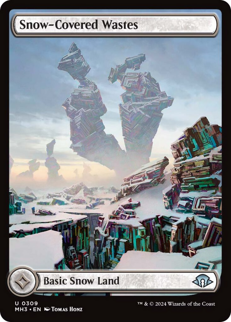 Snow-Covered Wastes (0309) [Modern Horizons 3] | Dumpster Cat Games