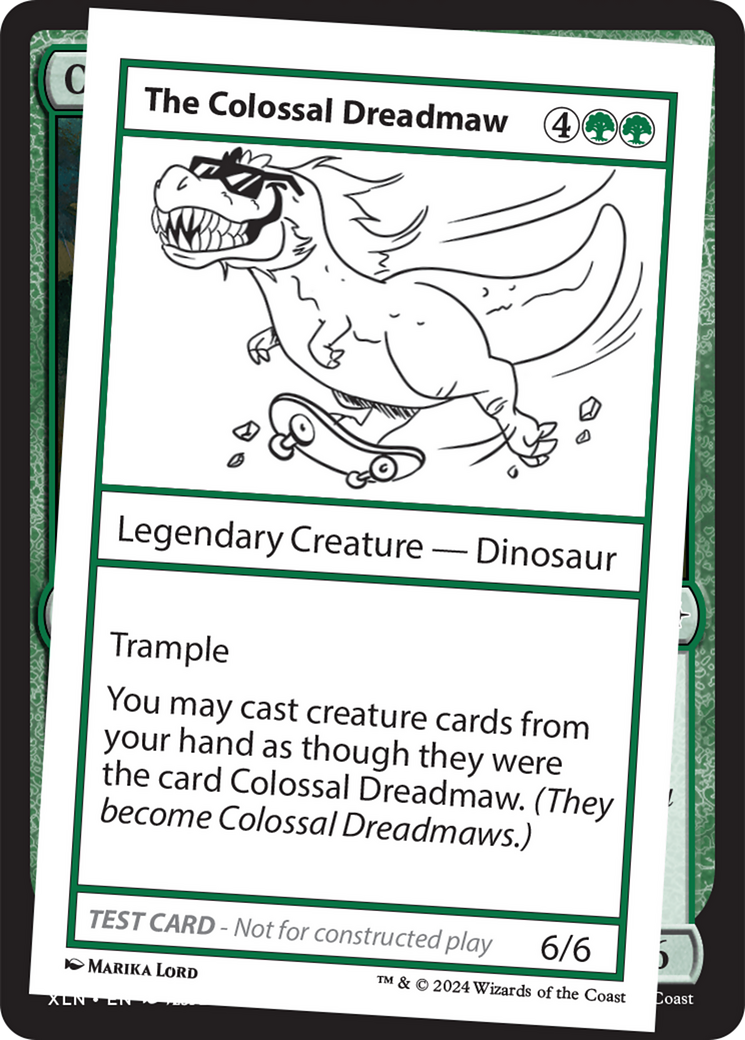 The Colossal Dreadmaw [Mystery Booster 2 Playtest Cards] | Dumpster Cat Games