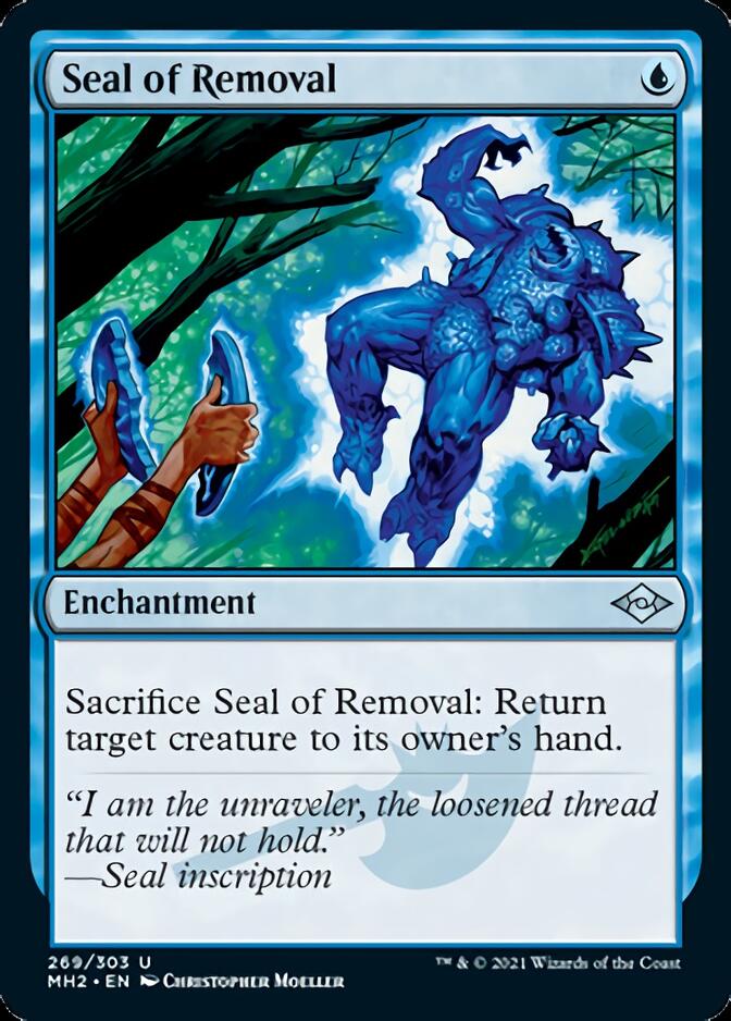 Seal of Removal (Foil Etched) [Modern Horizons 2] | Dumpster Cat Games