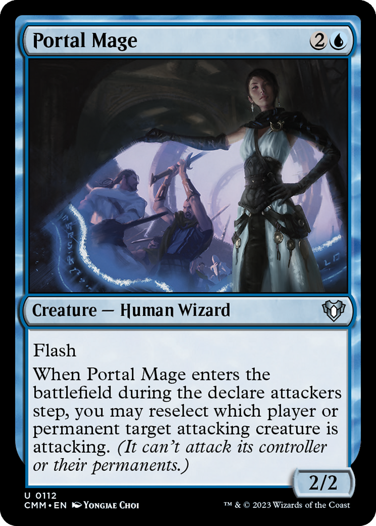 Portal Mage [Commander Masters] | Dumpster Cat Games