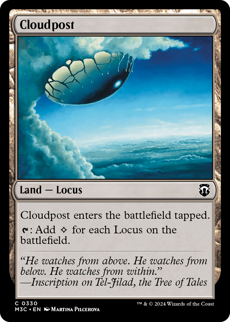 Cloudpost (Ripple Foil) [Modern Horizons 3 Commander] | Dumpster Cat Games