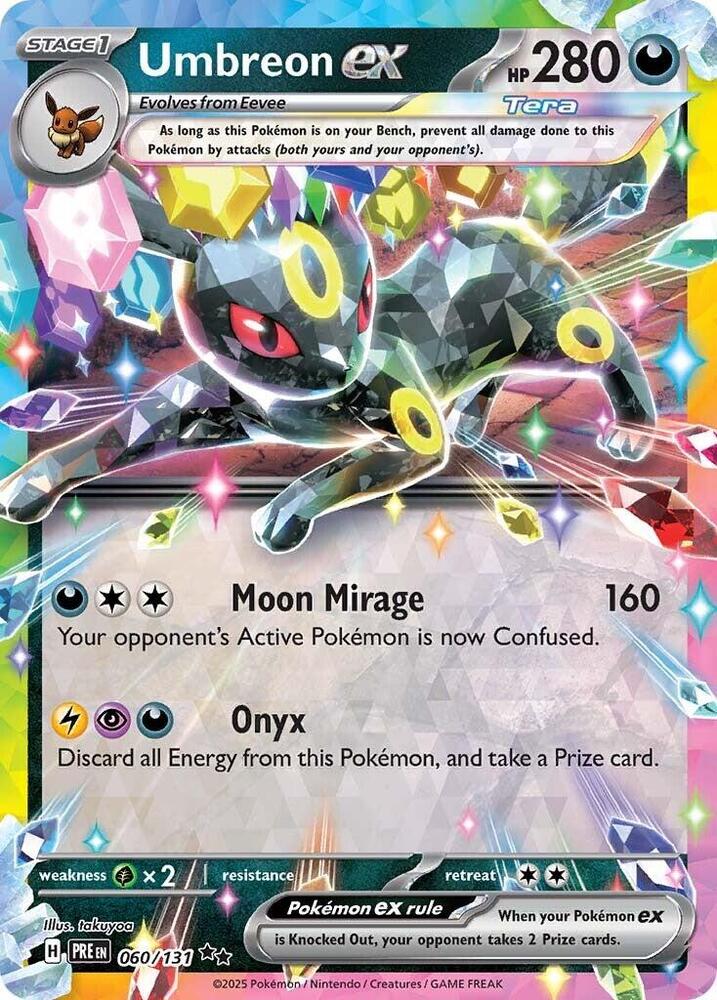 Umbreon ex (060/131) [Scarlet & Violet: Prismatic Evolutions] | Dumpster Cat Games