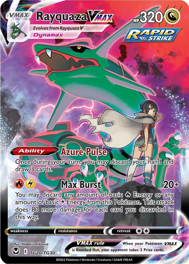 Rayquaza VMAX (TG20/TG30) [Sword & Shield: Silver Tempest] | Dumpster Cat Games