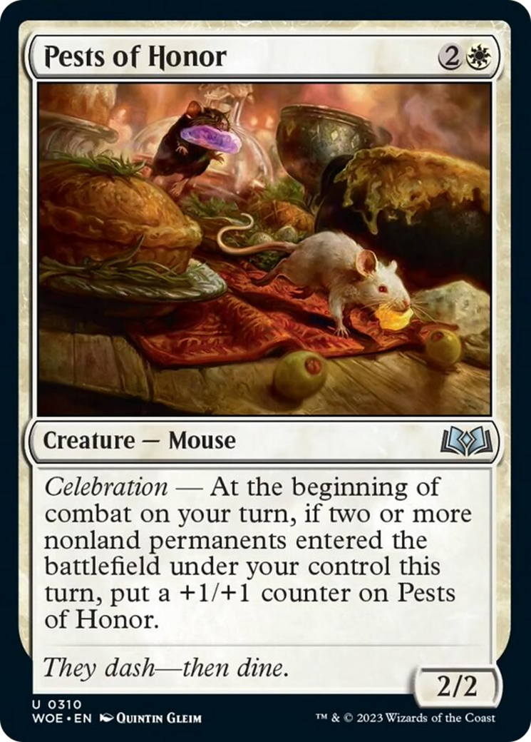 Pests of Honor [Wilds of Eldraine] | Dumpster Cat Games