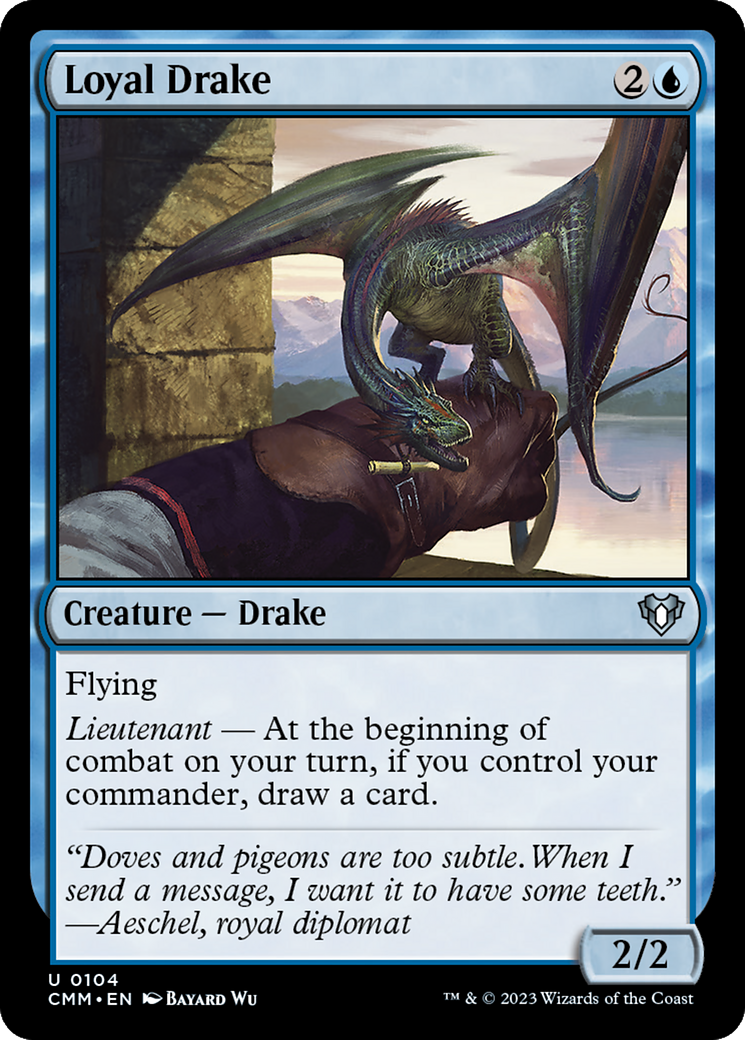 Loyal Drake [Commander Masters] | Dumpster Cat Games