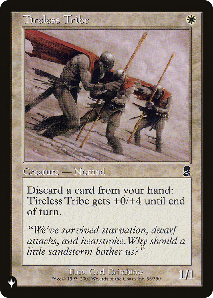 Tireless Tribe [The List Reprints] | Dumpster Cat Games