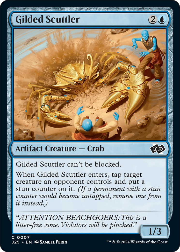 Gilded Scuttler [Foundations Jumpstart] | Dumpster Cat Games