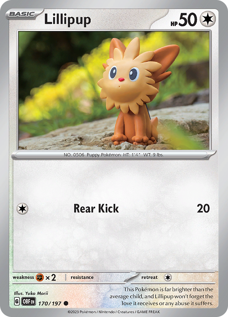 Lillipup (170/197) [Scarlet & Violet: Obsidian Flames] | Dumpster Cat Games