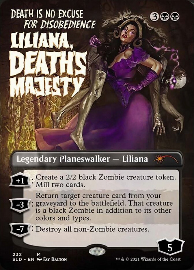 Liliana, Death's Majesty [Secret Lair Drop Series] | Dumpster Cat Games