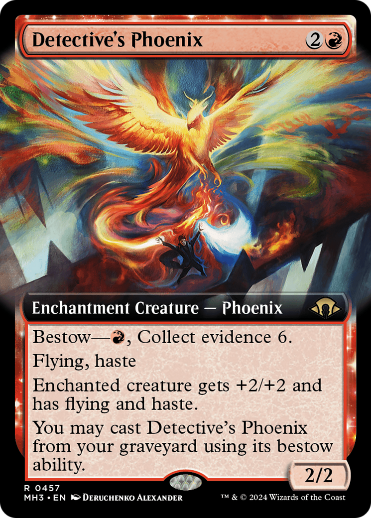 Detective's Phoenix (Extended Art) [Modern Horizons 3] | Dumpster Cat Games