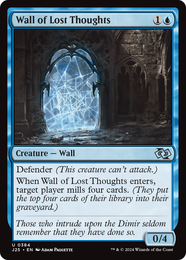 Wall of Lost Thoughts [Foundations Jumpstart] | Dumpster Cat Games