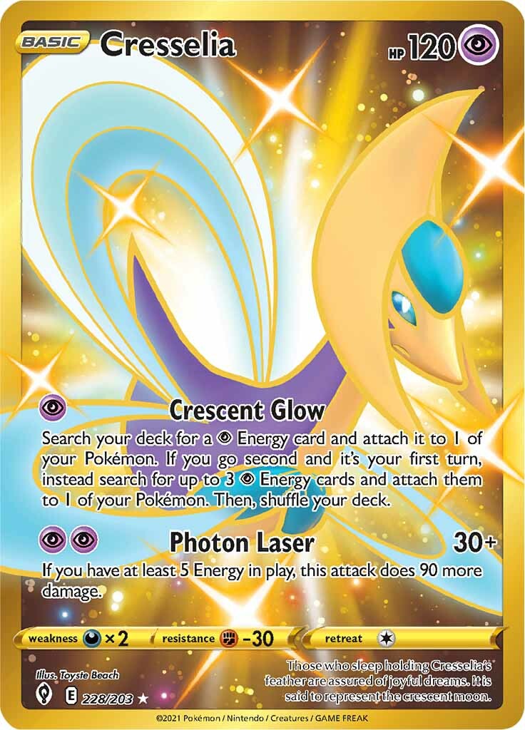 Cresselia (228/203) [Sword & Shield: Evolving Skies] | Dumpster Cat Games