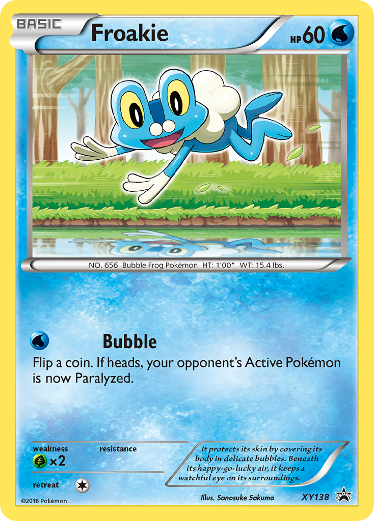 Froakie (XY138) [XY: Black Star Promos] | Dumpster Cat Games