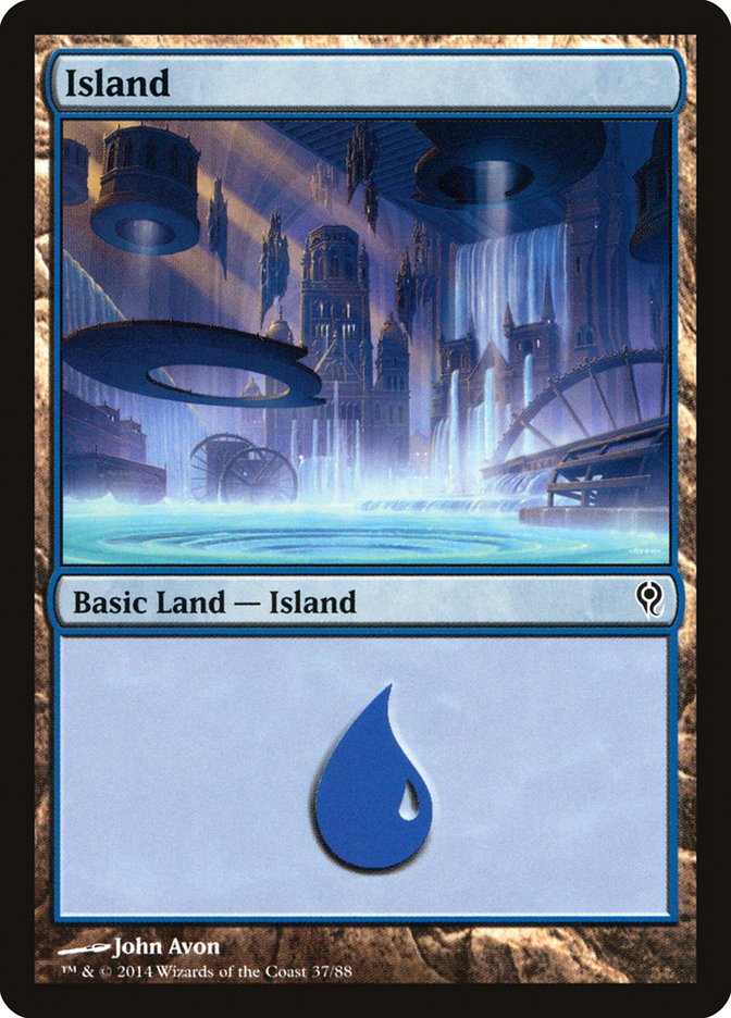 Island (37) [Duel Decks: Jace vs. Vraska] | Dumpster Cat Games