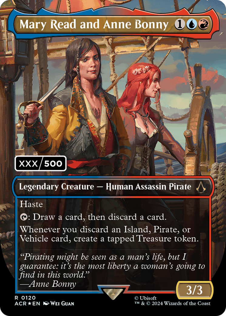 Mary Read and Anne Bonny (English) (Serial Numbered) [Assassin's Creed] | Dumpster Cat Games