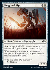 Knighted Myr [Modern Horizons 2] | Dumpster Cat Games