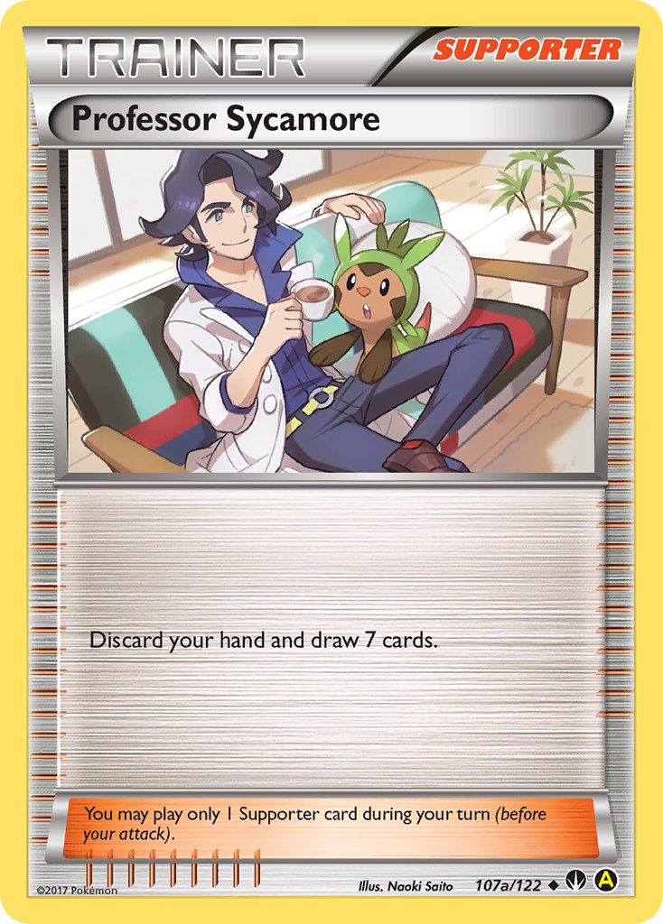 Professor Sycamore (107a/122) [Alternate Art Promos] | Dumpster Cat Games