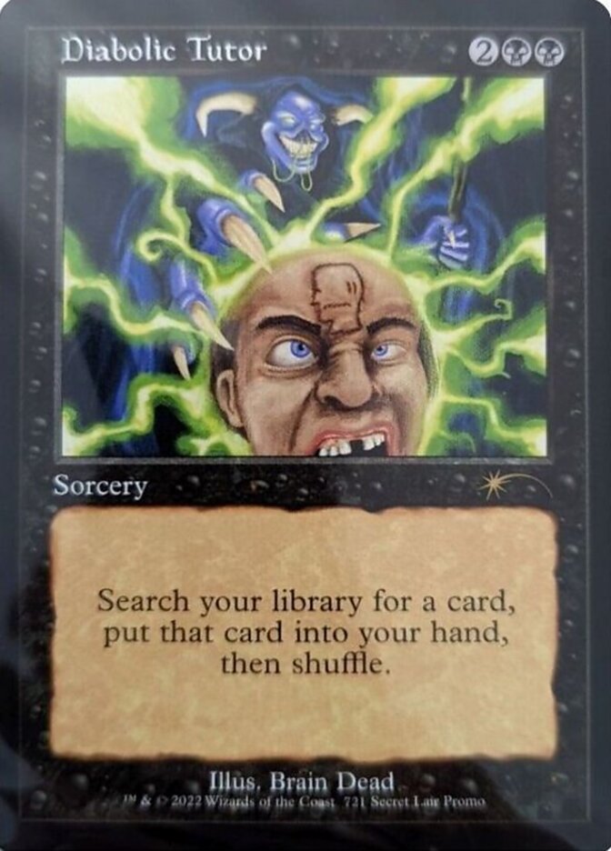 Diabolic Tutor (Retro) [Secret Lair Drop Promos] | Dumpster Cat Games