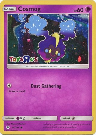 Cosmog (64/149) (Toys R Us Promo) [Sun & Moon: Base Set] | Dumpster Cat Games