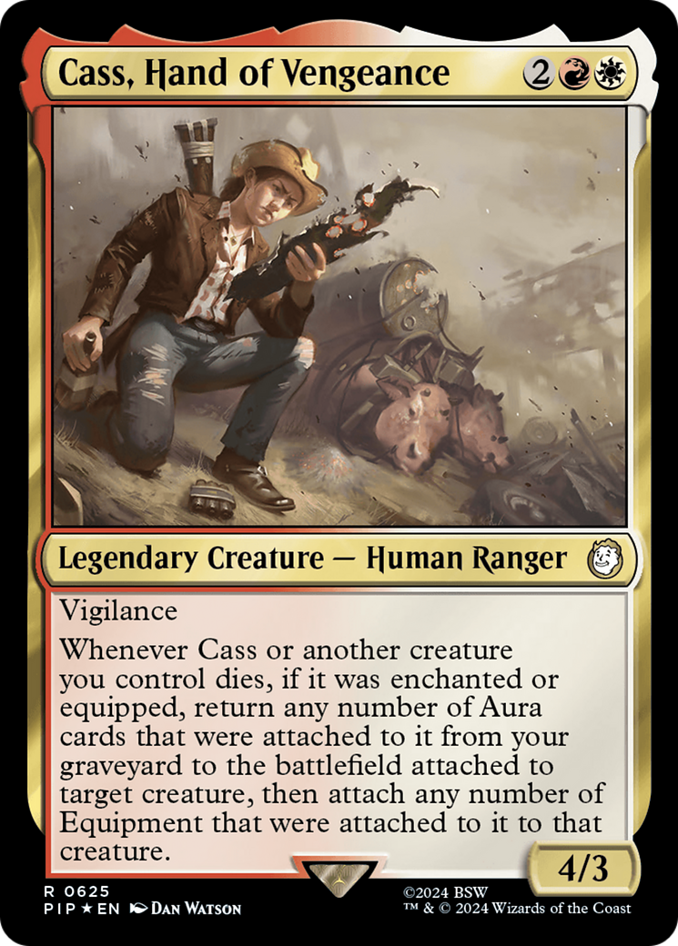 Cass, Hand of Vengeance (Surge Foil) [Fallout] | Dumpster Cat Games