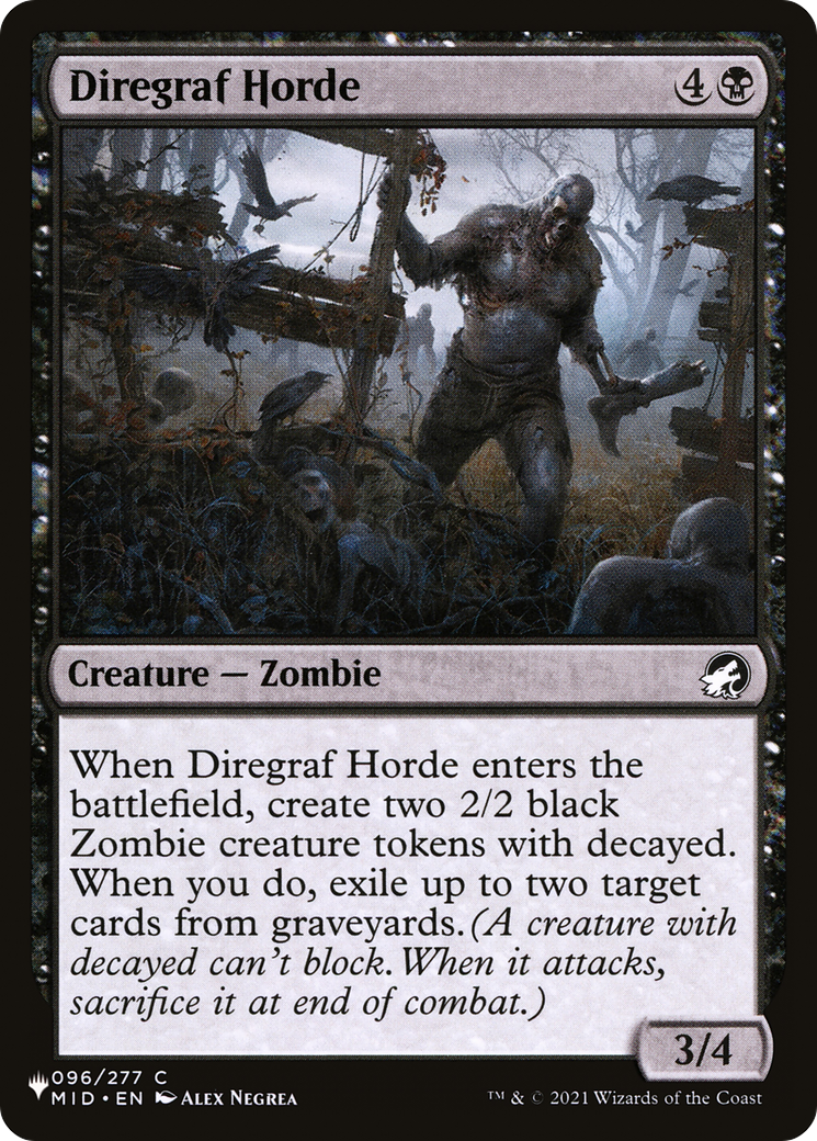 Diregraf Horde [The List] | Dumpster Cat Games