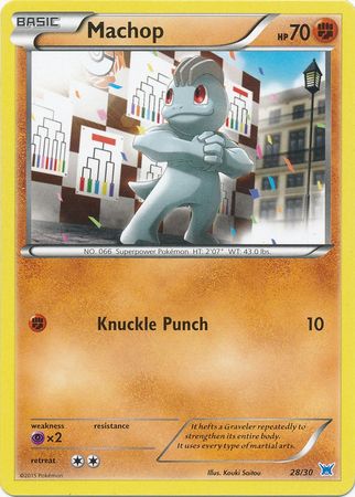 Machop (28/30) [XY: Trainer Kit 2 - Latios] | Dumpster Cat Games