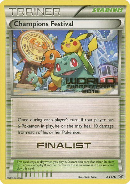 Champions Festival (XY176) (2016 Finalist) [XY: Black Star Promos] | Dumpster Cat Games