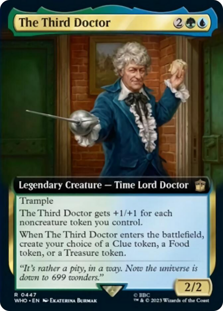 The Third Doctor (Extended Art) [Doctor Who] | Dumpster Cat Games