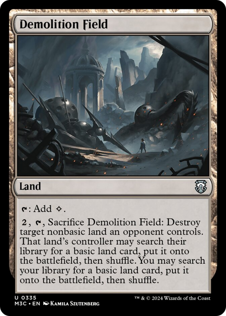 Demolition Field [Modern Horizons 3 Commander] | Dumpster Cat Games