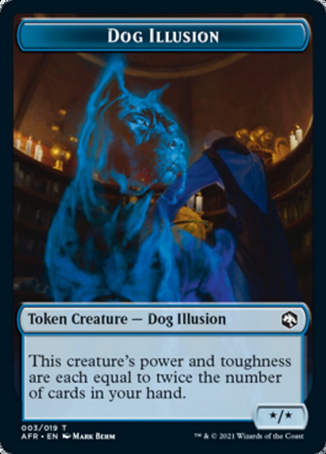 Dog Illusion Token [Dungeons & Dragons: Adventures in the Forgotten Realms Tokens] | Dumpster Cat Games