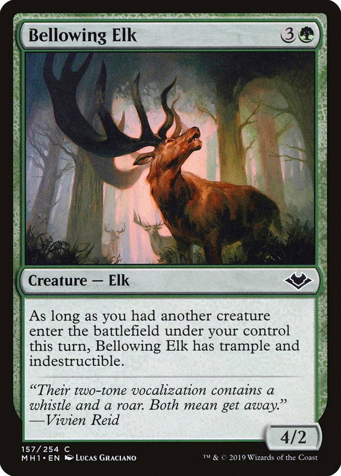 Bellowing Elk [Modern Horizons] | Dumpster Cat Games