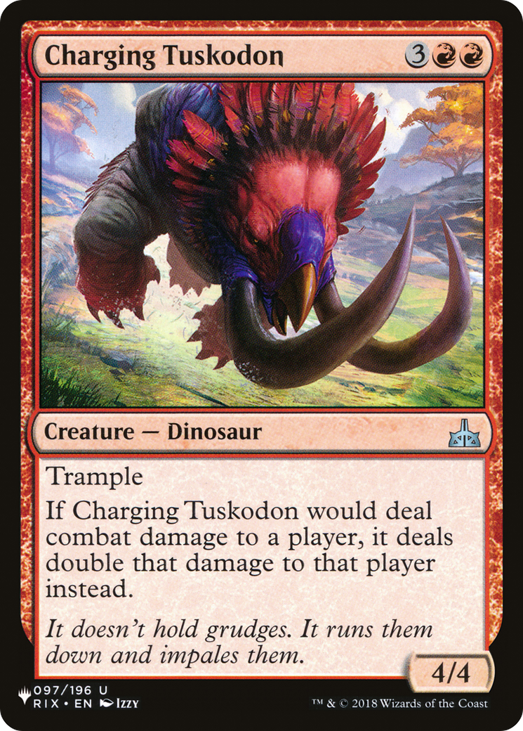 Charging Tuskodon [The List] | Dumpster Cat Games