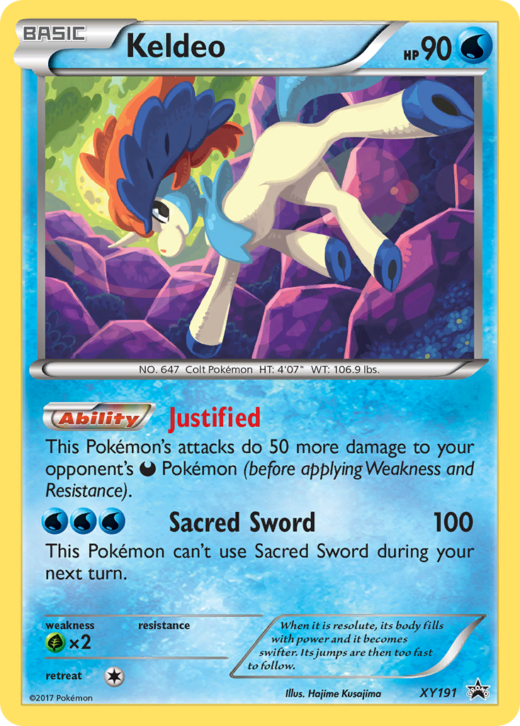 Keldeo (XY191) [XY: Black Star Promos] | Dumpster Cat Games