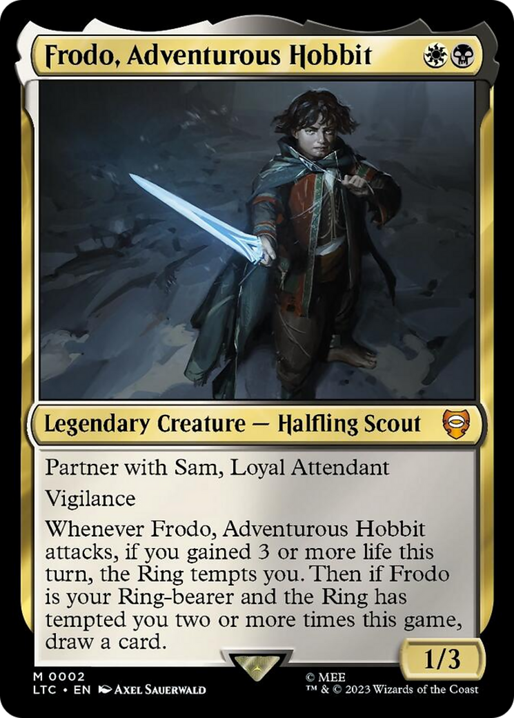 Frodo, Adventurous Hobbit [The Lord of the Rings: Tales of Middle-Earth Commander] | Dumpster Cat Games