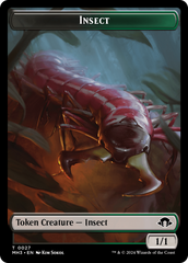 Eldrazi Spawn // Insect (0027) Double-Sided Token [Modern Horizons 3 Tokens] | Dumpster Cat Games