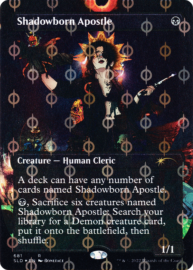 Shadowborn Apostle (681) (Step-and-Compleat Foil) [Secret Lair Drop Promos] | Dumpster Cat Games