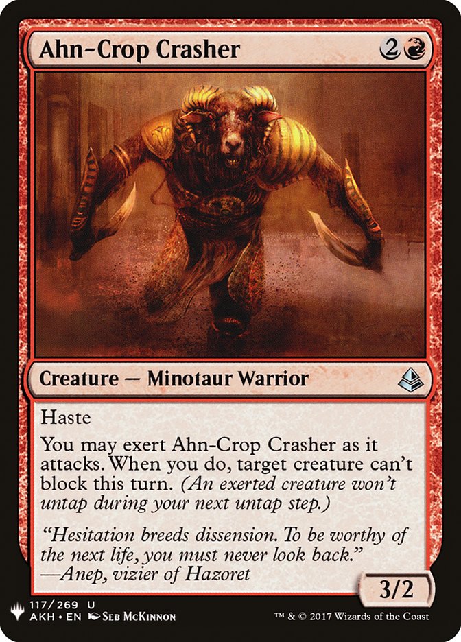 Ahn-Crop Crasher [Mystery Booster] | Dumpster Cat Games