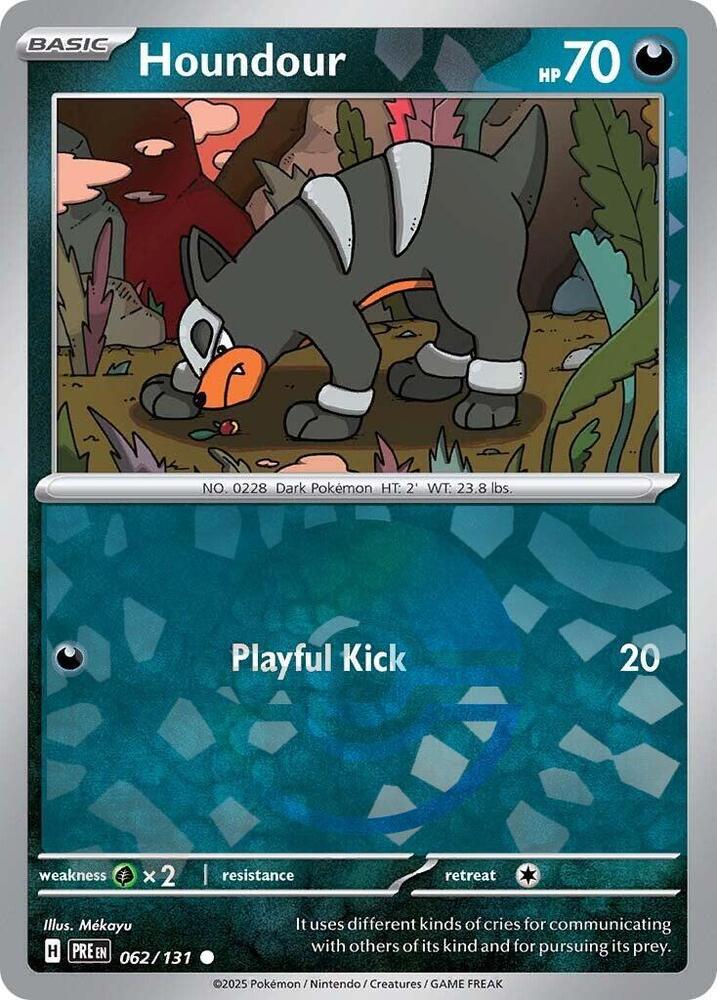 Houndour (062/131) (Poke Ball Pattern) [Scarlet & Violet: Prismatic Evolutions] | Dumpster Cat Games