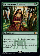 Enchantress's Presence (Foil Etched) [Modern Horizons] | Dumpster Cat Games