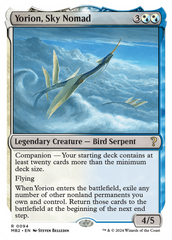 Yorion, Sky Nomad (White Border) [Mystery Booster 2] | Dumpster Cat Games