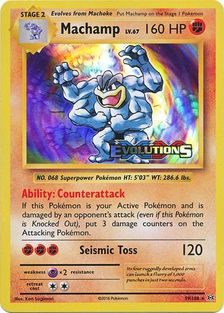 Machamp (59/108) (XY Evolutions Prerelease) [XY: Black Star Promos] | Dumpster Cat Games