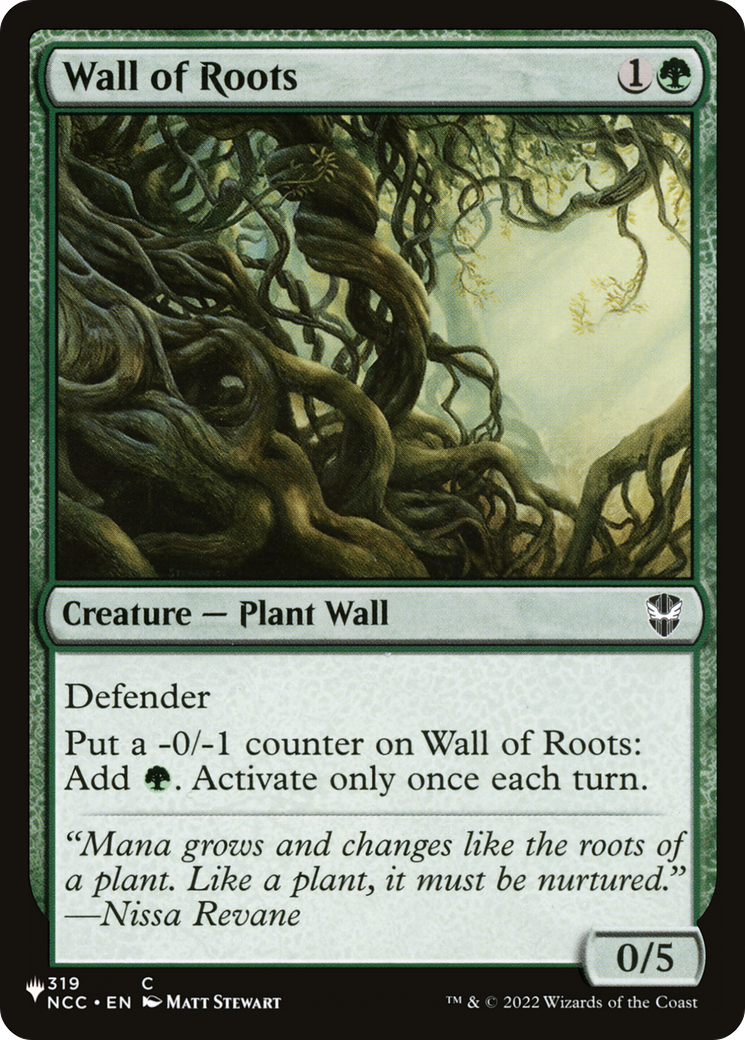 Wall of Roots [The List Reprints] | Dumpster Cat Games