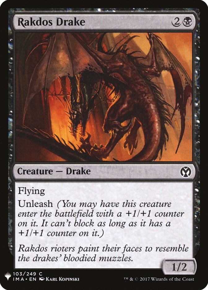 Rakdos Drake [Mystery Booster] | Dumpster Cat Games