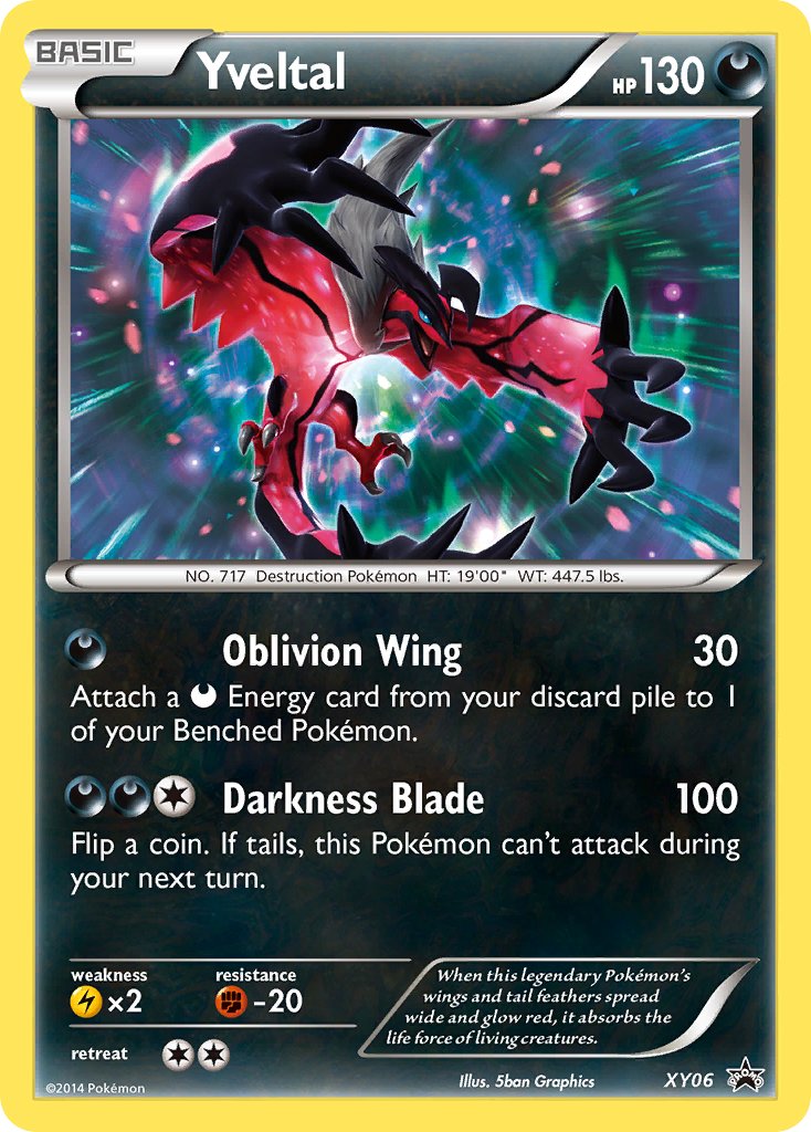 Yveltal (XY06) [XY: Black Star Promos] | Dumpster Cat Games