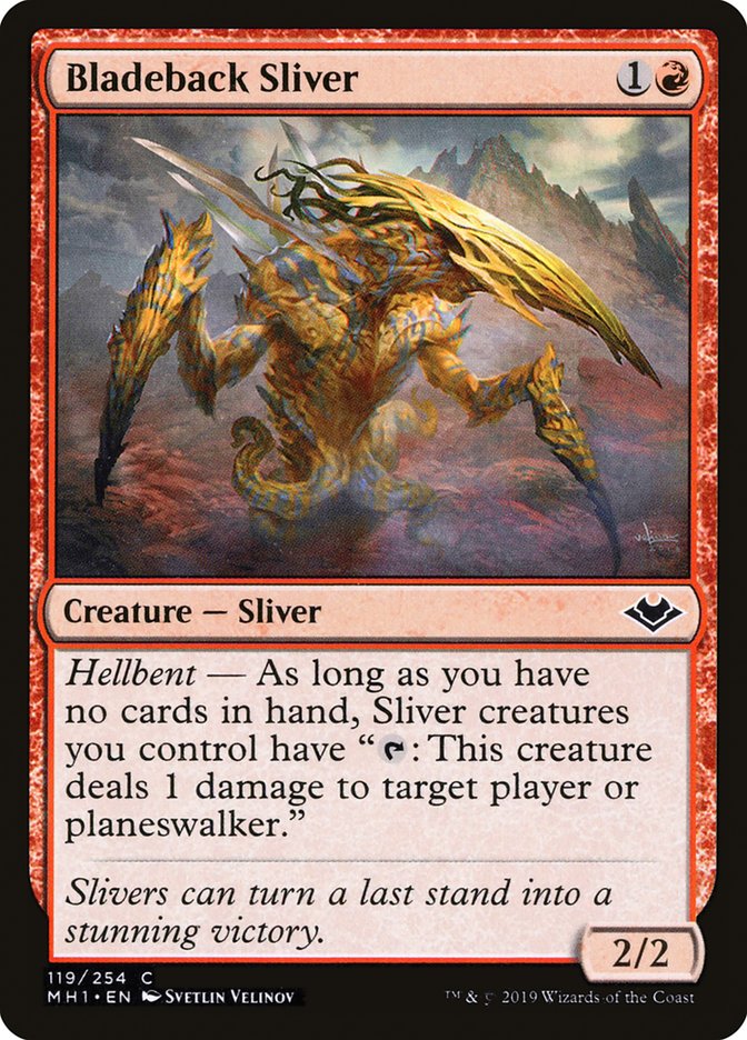 Bladeback Sliver [Modern Horizons] | Dumpster Cat Games