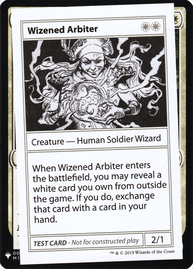 Wizened Arbiter [Mystery Booster Playtest Cards] | Dumpster Cat Games