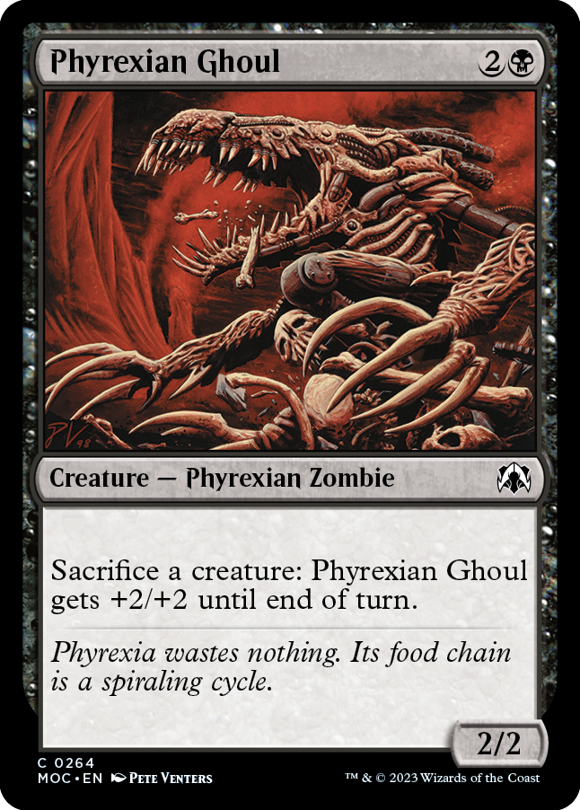 Phyrexian Ghoul [March of the Machine Commander] | Dumpster Cat Games