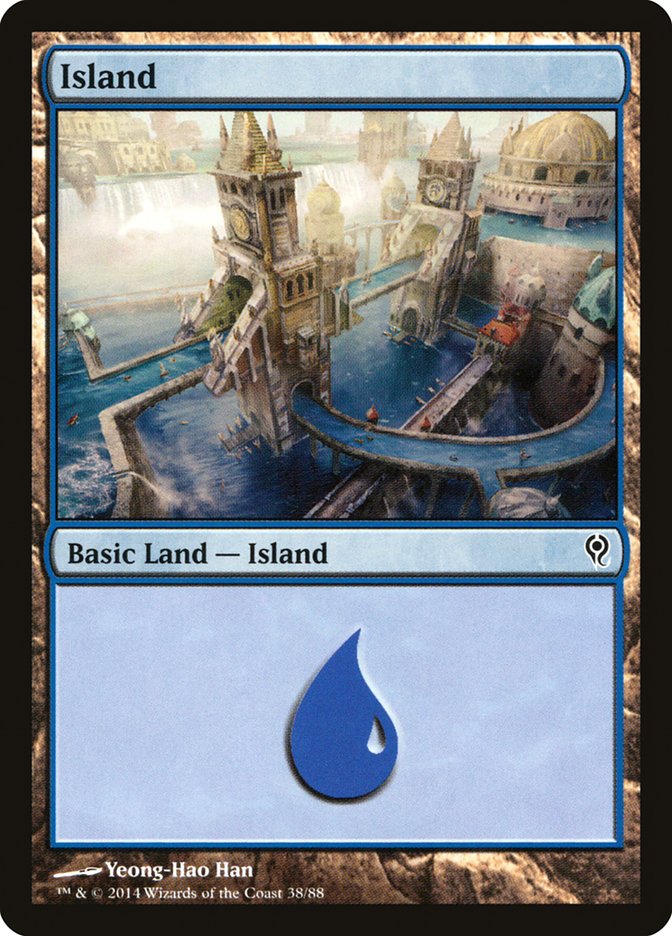 Island (38) [Duel Decks: Jace vs. Vraska] | Dumpster Cat Games