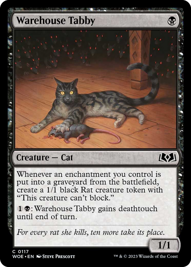 Warehouse Tabby [Wilds of Eldraine] | Dumpster Cat Games